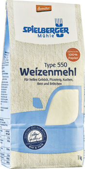 Spielberger Weizenmehl, Typ 550, demeter - 1kg