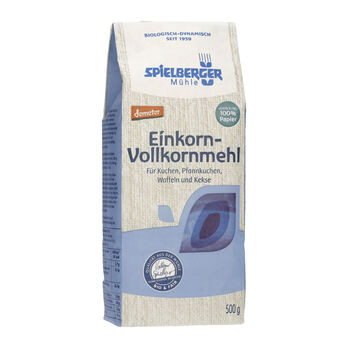 Spielberger Einkorn-Vollkornmehl, demeter 500g