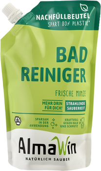 AlmaWin Badreiniger Nachfüllbeutel Frische Minze 500ml