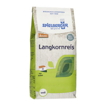 Spielberger Langkornreis, weiß, demeter 1kg