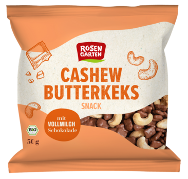 Rosengarten Cashew-Butterkeks-Snack-Mix 50g