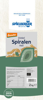 Spielberger Dinkel Spiralen, hell, demeter - 2kg