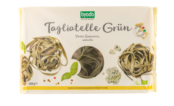 Byodo Tagliatelle grün, semola 250g