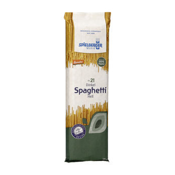 Spielberger Dinkel Spaghetti, hell, demeter 500g