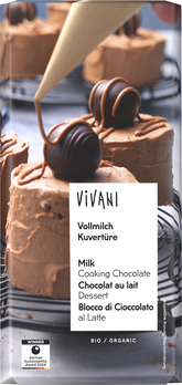 Vivani Kuvertüre Vollmilch 150g