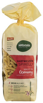 Naturata Hartweizen Spirelli, hell, demeter 500g