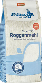 Spielberger Roggenmehl, Typ 1150, demeter - 1kg