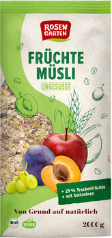 Rosengarten Früchte-Müsli - ungesüßt 2kg