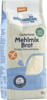 Spielberger Mehlmix Brot, dunkel, glutenfrei, demeter 500g/A