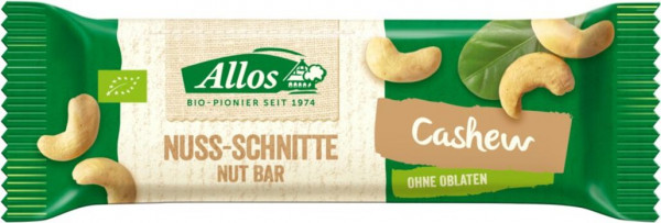Allos Nuss-Schnitte Cashew 30g