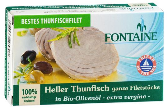 Fontaine Thunfisch hell, in Olivenöl 120g