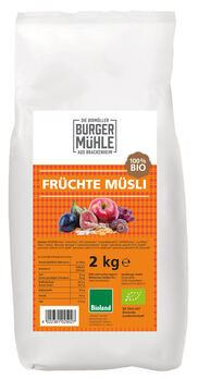 Burgermühle Früchte Müsli Vorratspackung 2kg
