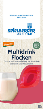 Spielberger Set Multidrink Flocken & Pflanzendrinkbeutel, demeter - 250g