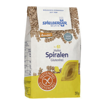 Spielberger Hafer Spiralen, glutenfrei, demeter 250g