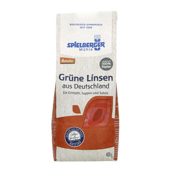 Spielberger Grüne Linsen, demeter - 400g