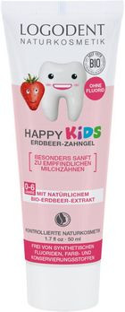 LOGONA HAPPY KIDS Erdbeer Zahngel Logodent 50ml