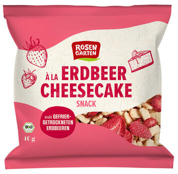Rosengarten Erdbeer-Cheesecake-Snack-Mix 40g