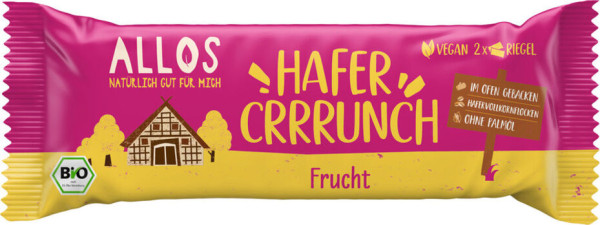Allos HaferCrrrunch Riegel Frucht 50g