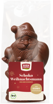 Rosengarten Weihnachtsmann Schoko vegan 90g/W