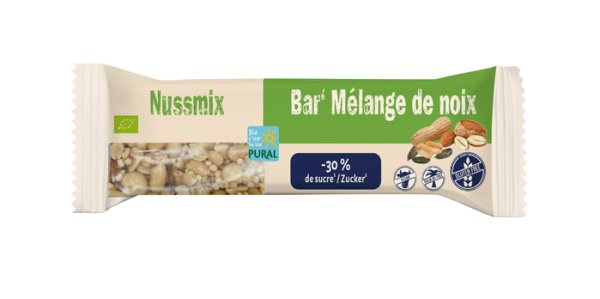 Pural Nussmix Bar less sugar Riegel 35g/A