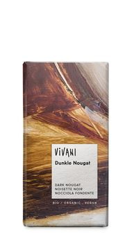 Vivani Dunkle Nougat Schokolade 100g